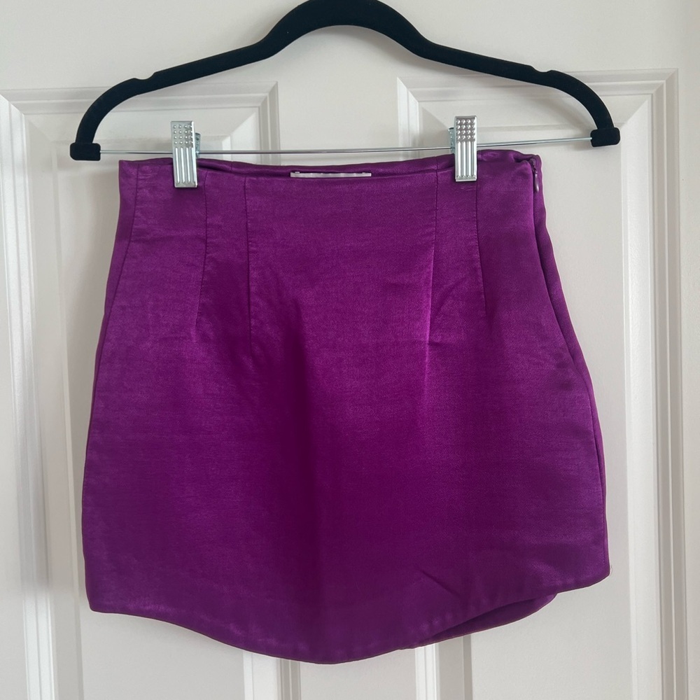 Zara Purple Mini Skirt
